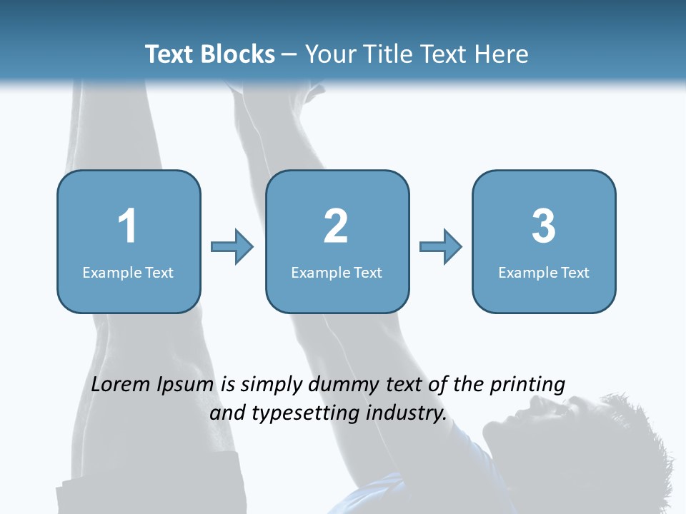 Profile Lying On Back White Background PowerPoint Template