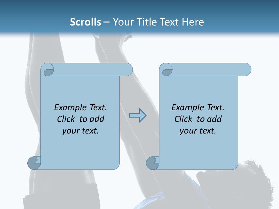 Profile Lying On Back White Background PowerPoint Template