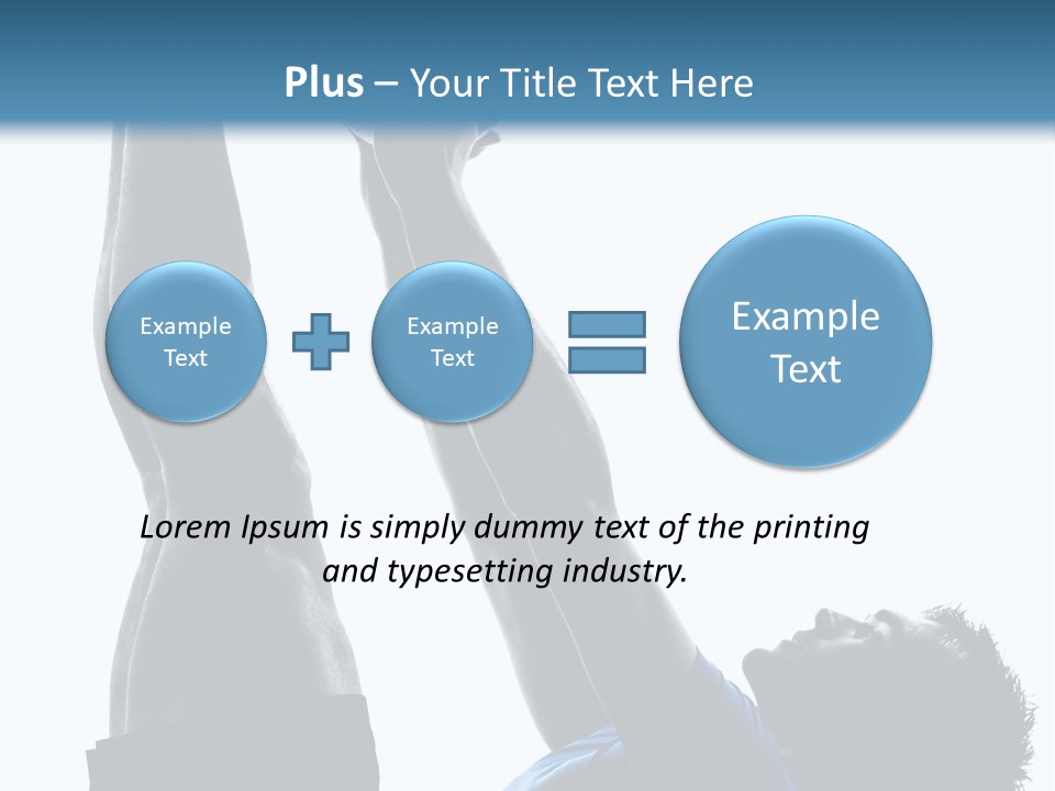 Profile Lying On Back White Background PowerPoint Template