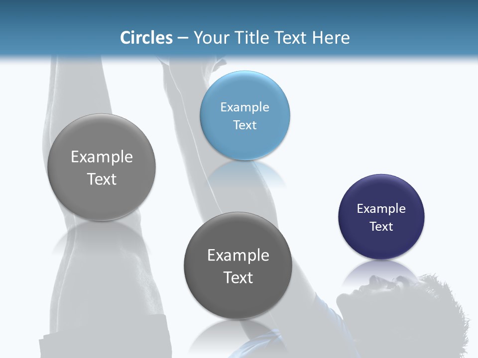 Profile Lying On Back White Background PowerPoint Template