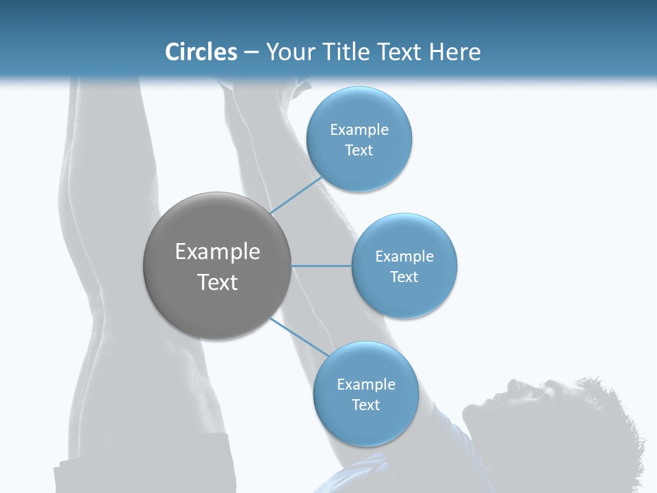 Profile Lying On Back White Background PowerPoint Template