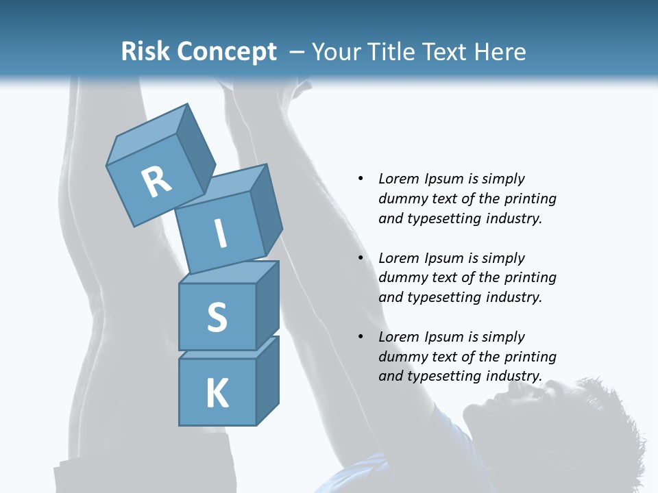 Profile Lying On Back White Background PowerPoint Template