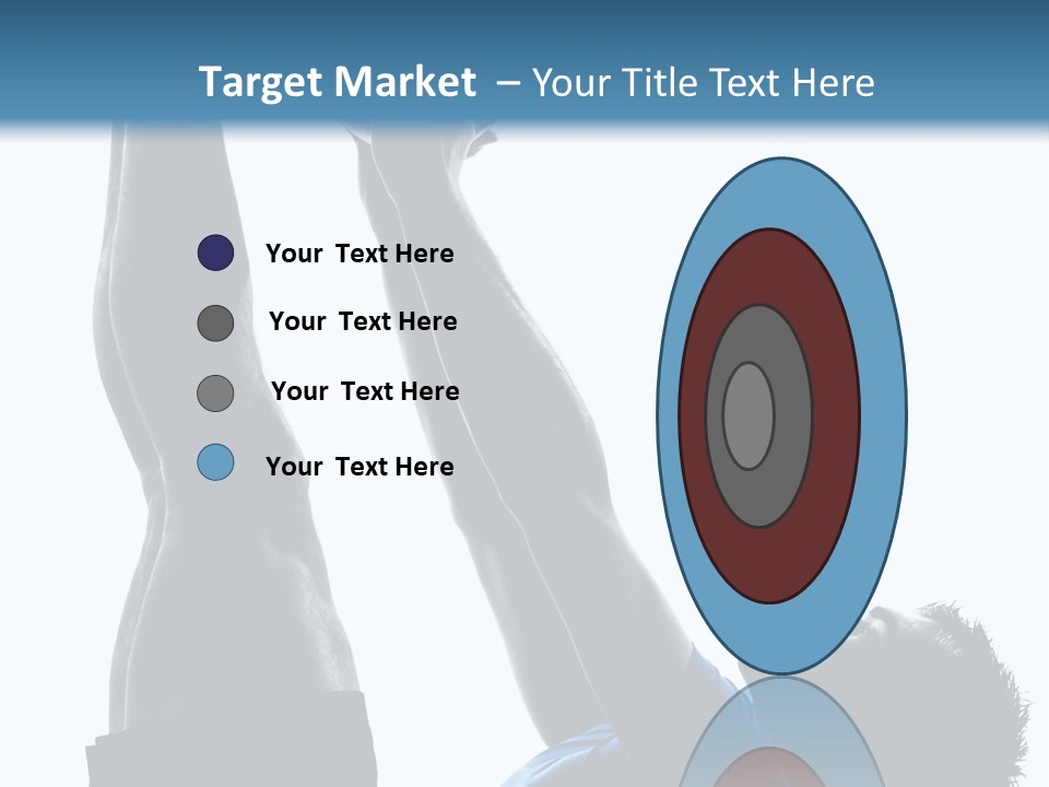 Profile Lying On Back White Background PowerPoint Template