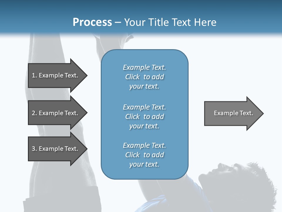 Profile Lying On Back White Background PowerPoint Template