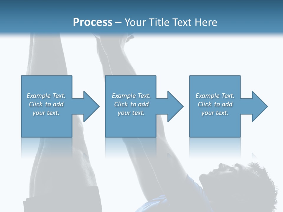 Profile Lying On Back White Background PowerPoint Template