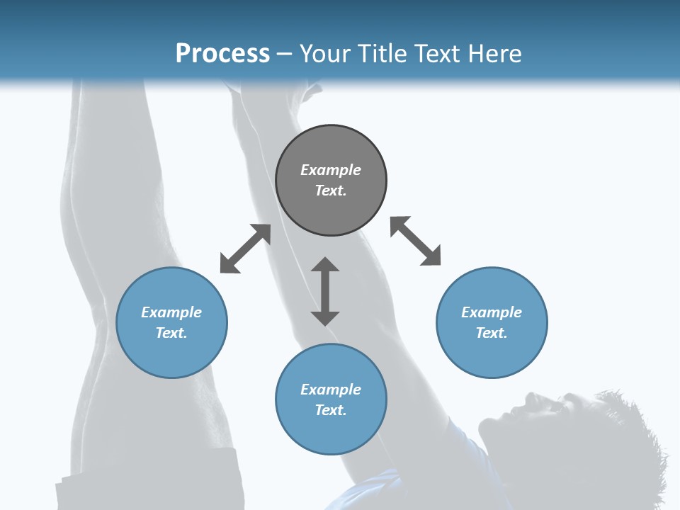 Profile Lying On Back White Background PowerPoint Template