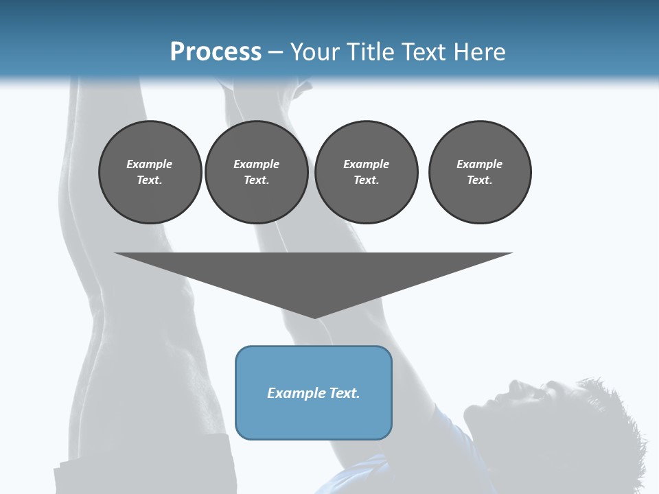 Profile Lying On Back White Background PowerPoint Template