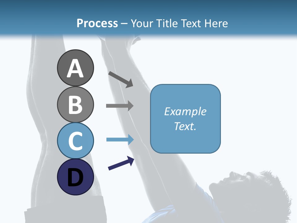 Profile Lying On Back White Background PowerPoint Template