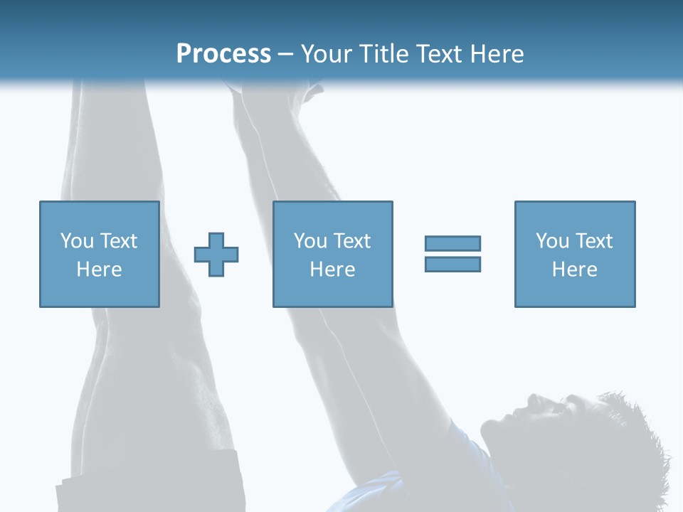Profile Lying On Back White Background PowerPoint Template