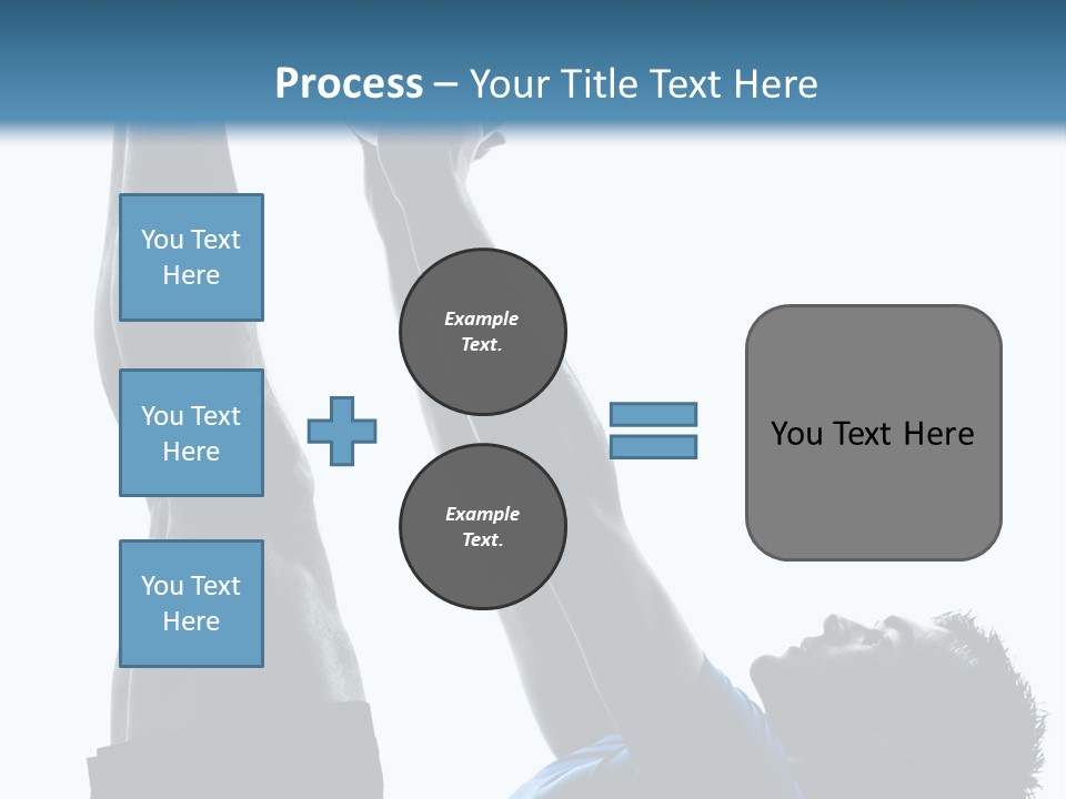 Profile Lying On Back White Background PowerPoint Template