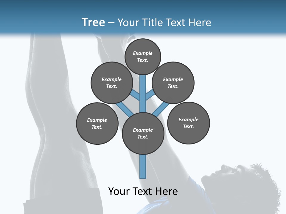 Profile Lying On Back White Background PowerPoint Template