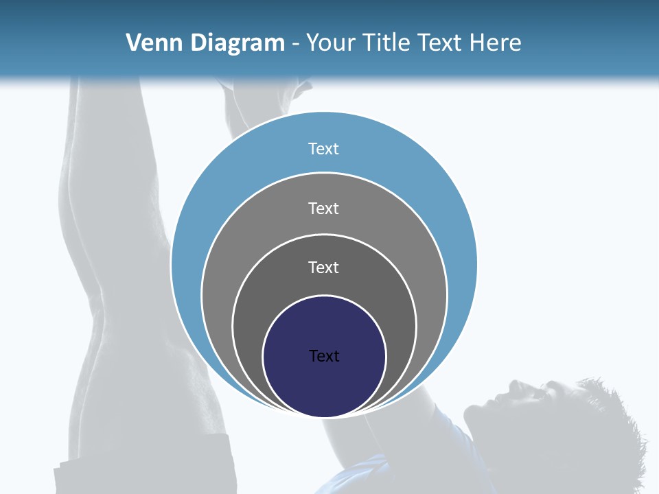 Profile Lying On Back White Background PowerPoint Template