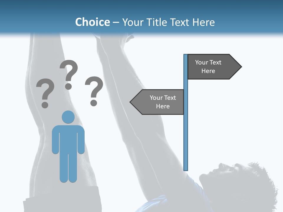 Profile Lying On Back White Background PowerPoint Template