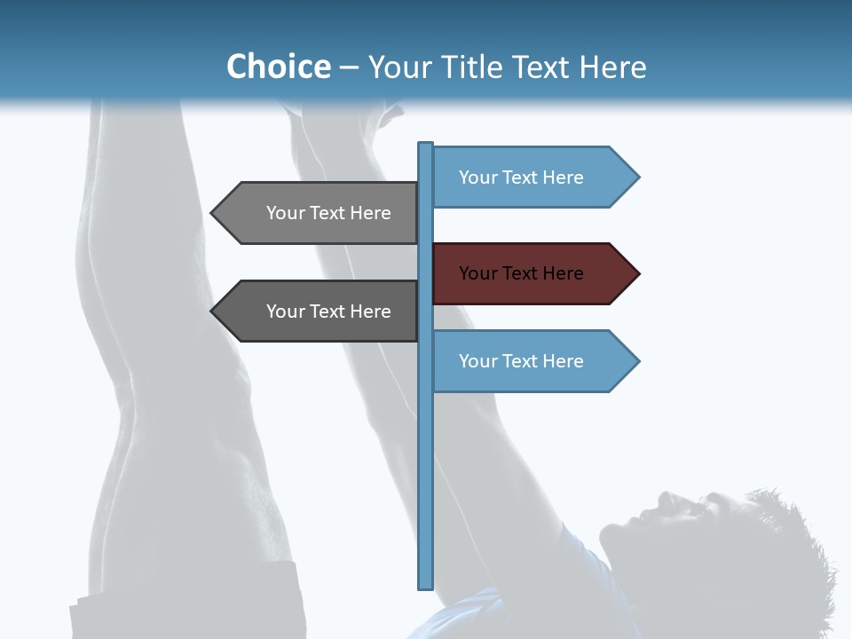 Profile Lying On Back White Background PowerPoint Template