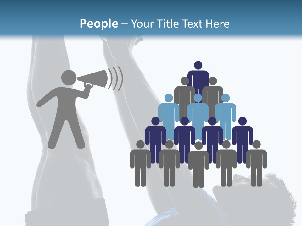 Profile Lying On Back White Background PowerPoint Template