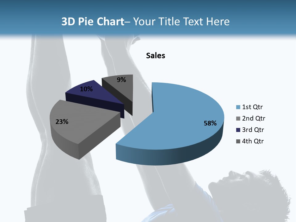 Profile Lying On Back White Background PowerPoint Template
