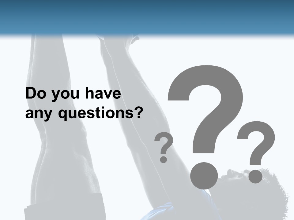 Profile Lying On Back White Background PowerPoint Template