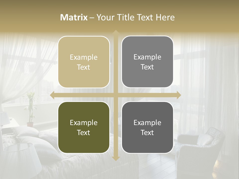 Comfort Living Decoration PowerPoint Template