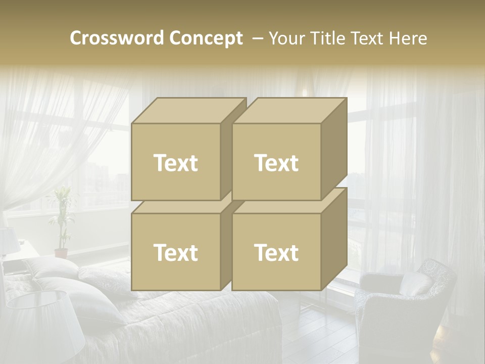 Comfort Living Decoration PowerPoint Template