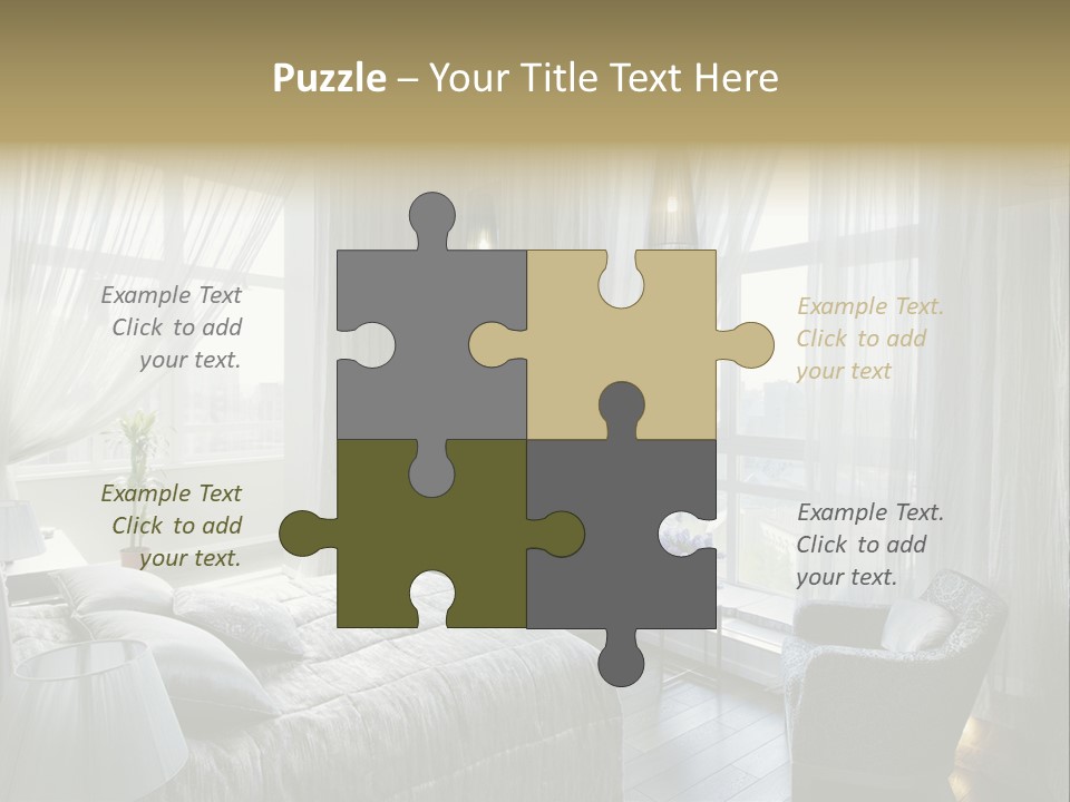 Comfort Living Decoration PowerPoint Template
