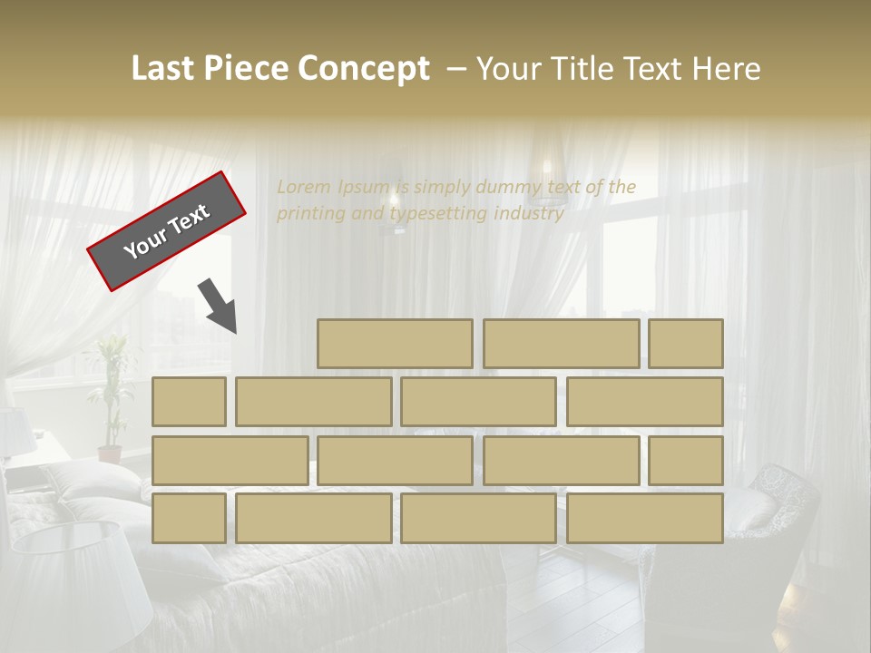 Comfort Living Decoration PowerPoint Template