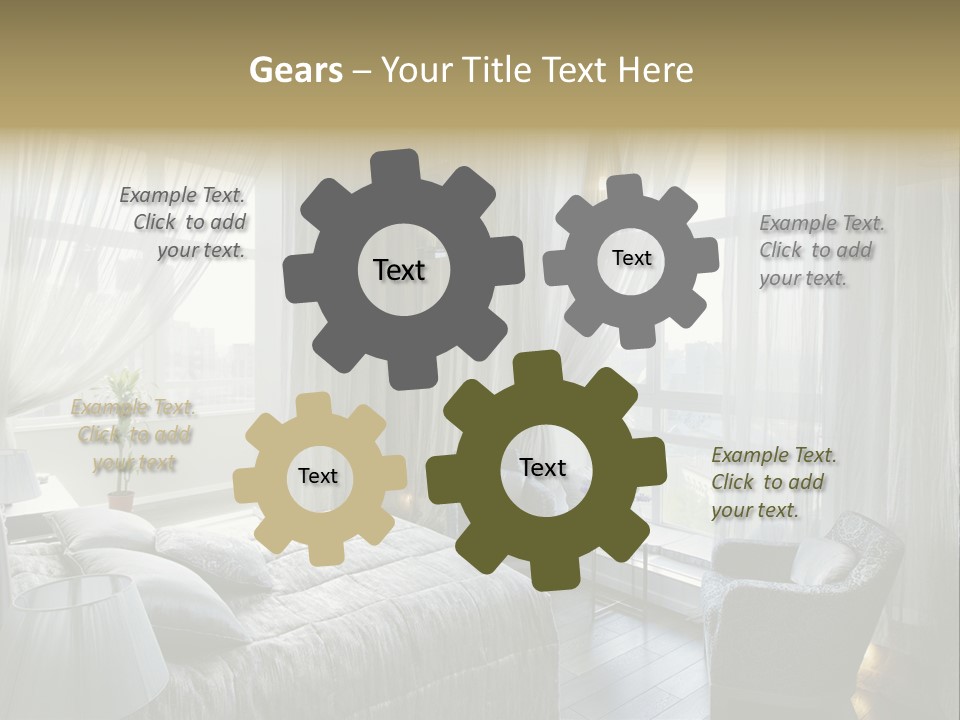 Comfort Living Decoration PowerPoint Template