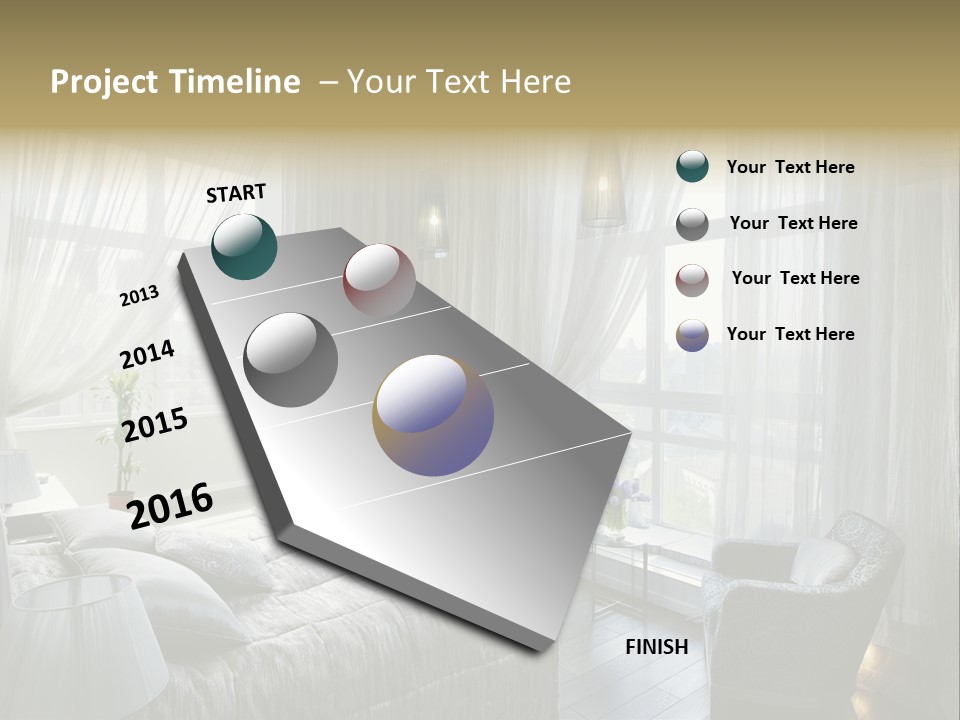 Comfort Living Decoration PowerPoint Template