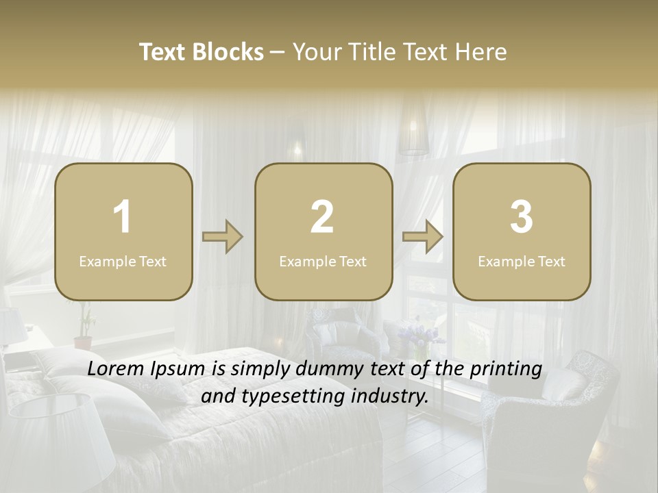 Comfort Living Decoration PowerPoint Template