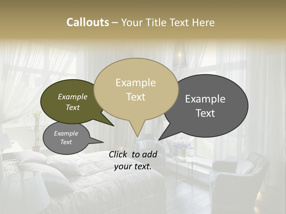 Comfort Living Decoration PowerPoint Template