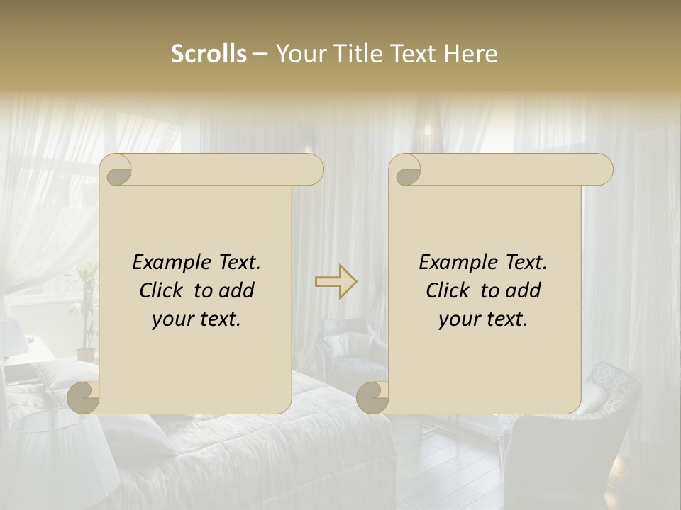 Comfort Living Decoration PowerPoint Template