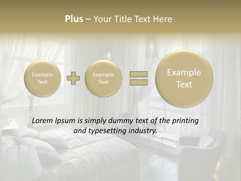 Comfort Living Decoration PowerPoint Template