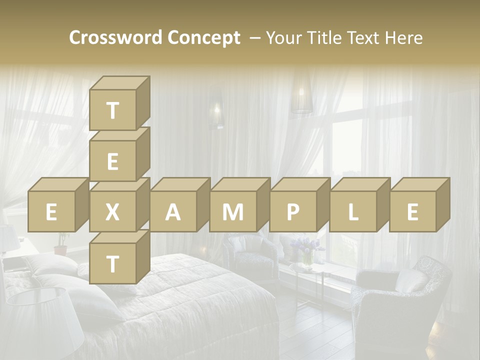 Comfort Living Decoration PowerPoint Template