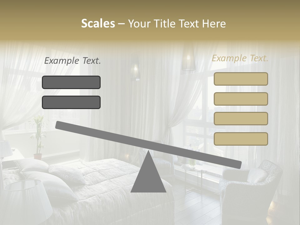 Comfort Living Decoration PowerPoint Template