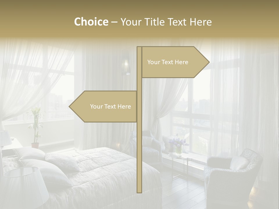 Comfort Living Decoration PowerPoint Template
