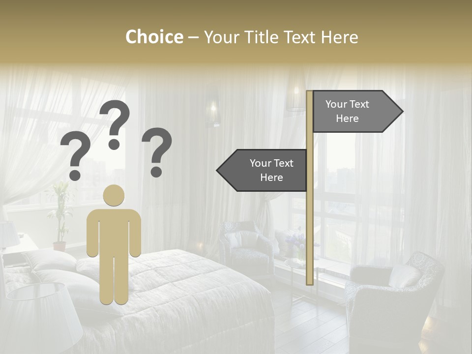 Comfort Living Decoration PowerPoint Template