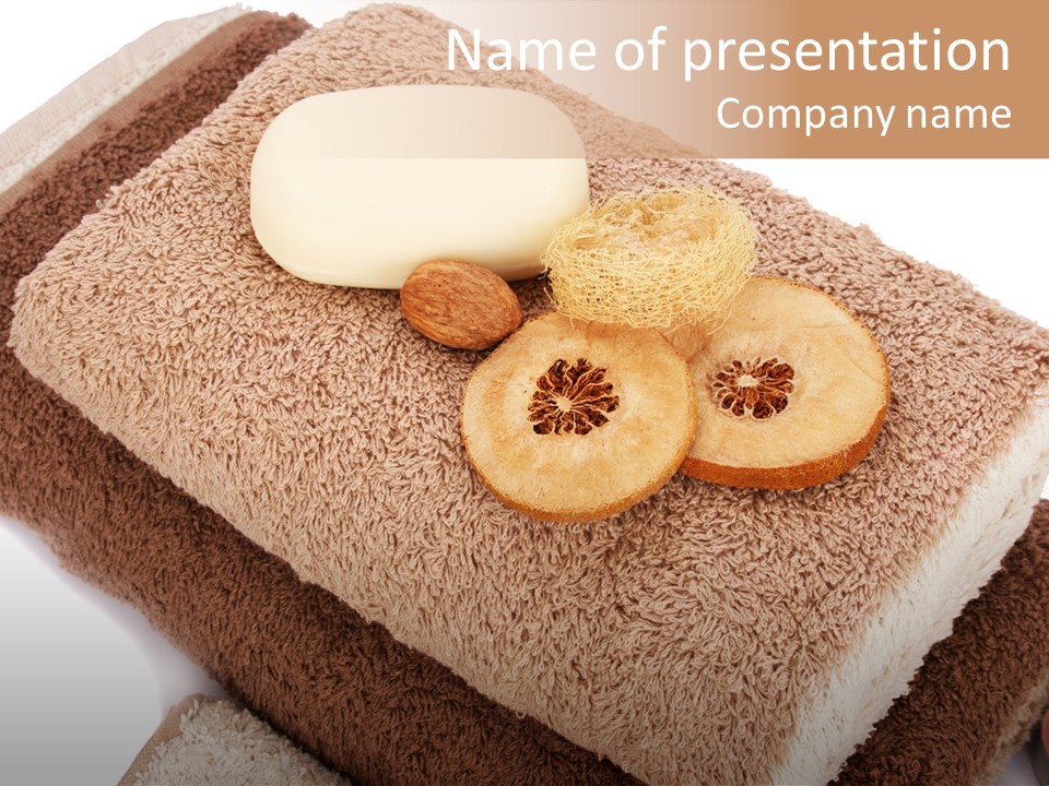 Fresh Pile Spa PowerPoint Template