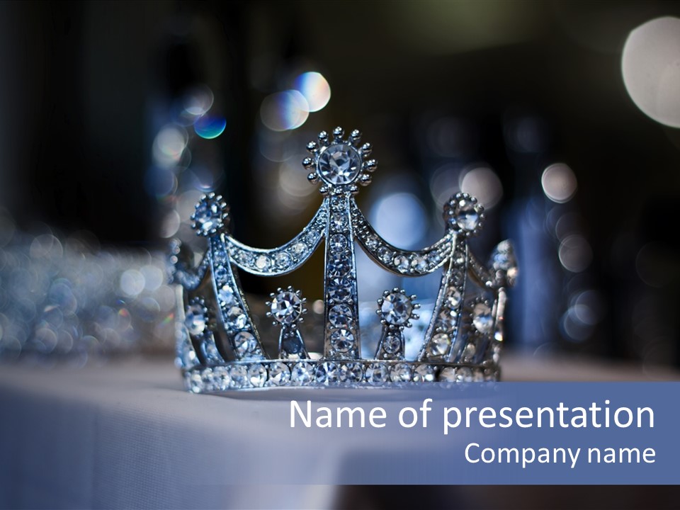 Diamond Queen Fairy PowerPoint Template