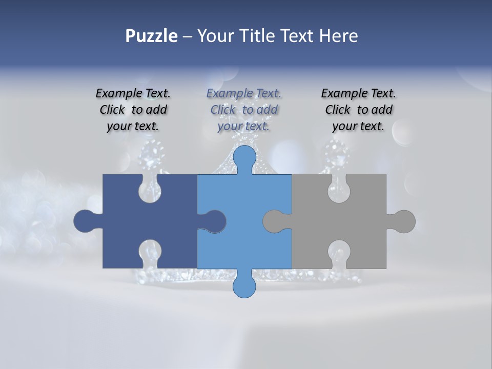 Diamond Queen Fairy PowerPoint Template