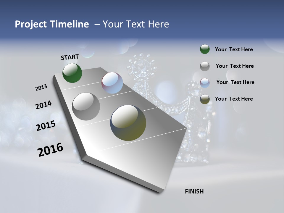 Diamond Queen Fairy PowerPoint Template