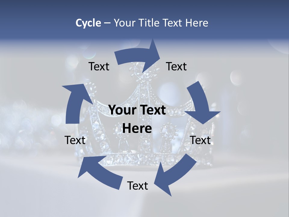 Diamond Queen Fairy PowerPoint Template