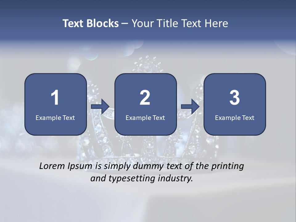 Diamond Queen Fairy PowerPoint Template