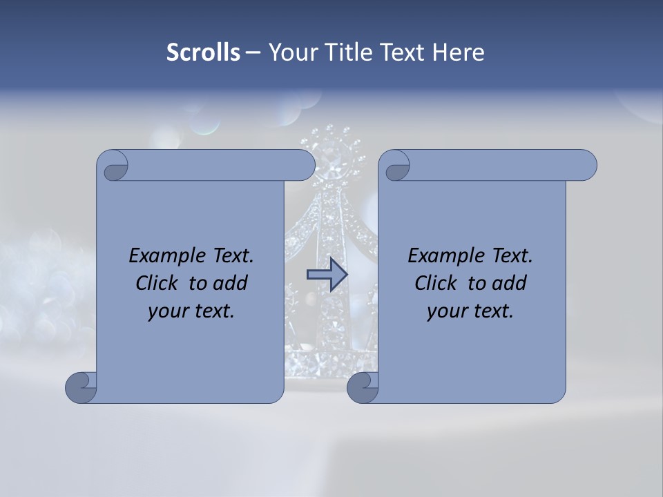 Diamond Queen Fairy PowerPoint Template