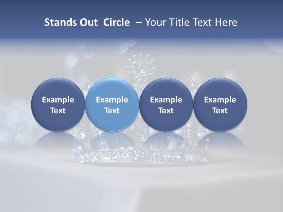 Diamond Queen Fairy PowerPoint Template