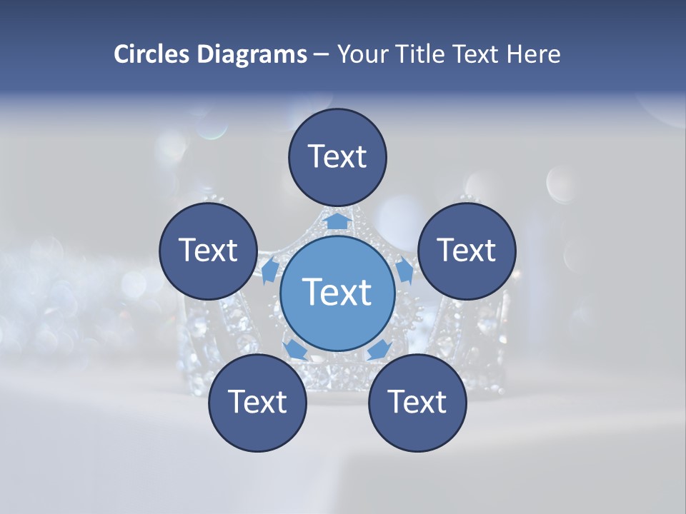 Diamond Queen Fairy PowerPoint Template