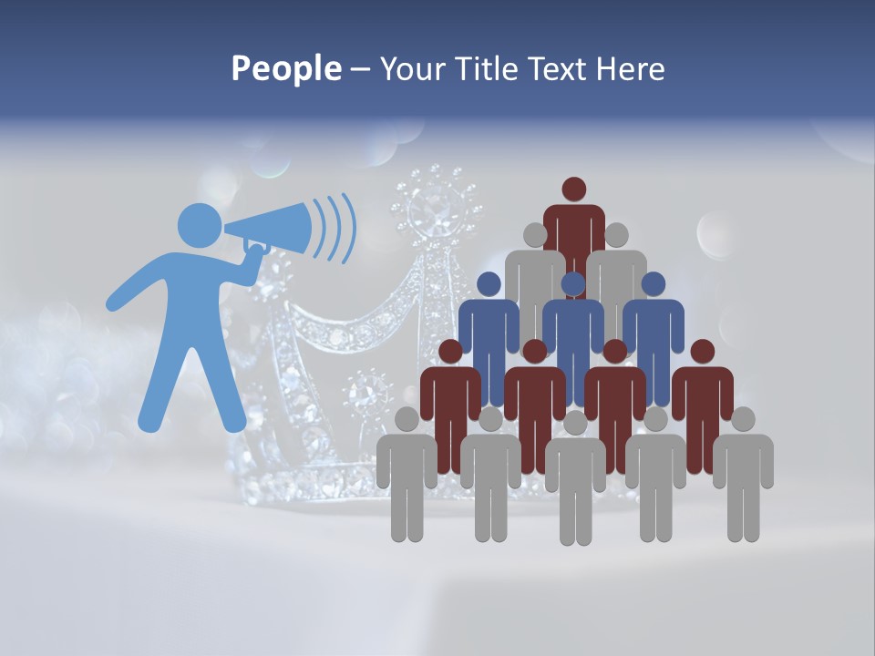 Diamond Queen Fairy PowerPoint Template