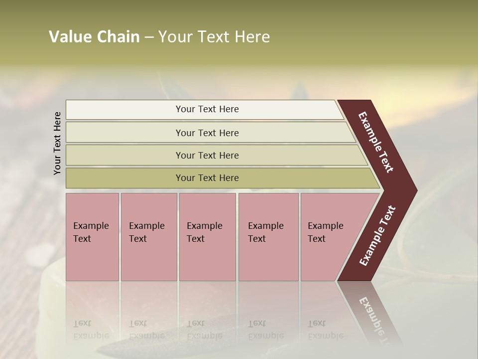 A Piece Of Soap With A Green Olive On It PowerPoint Template