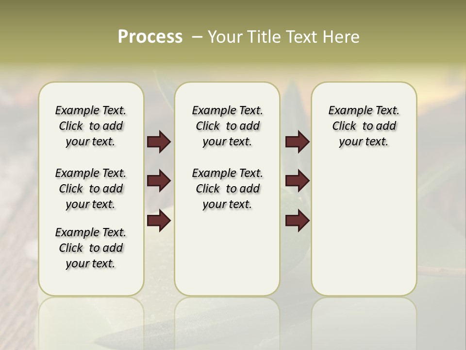 A Piece Of Soap With A Green Olive On It PowerPoint Template
