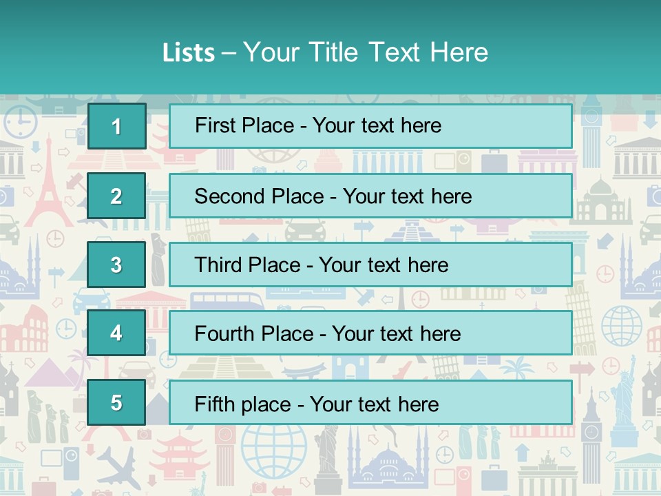 Card Heritage Abstract PowerPoint Template