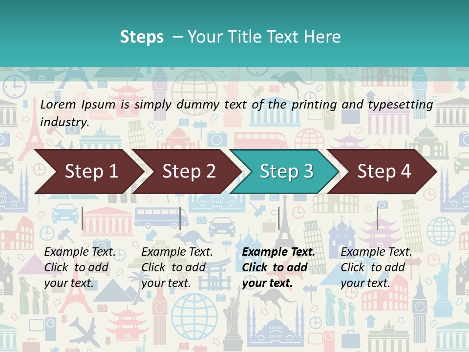 Card Heritage Abstract PowerPoint Template