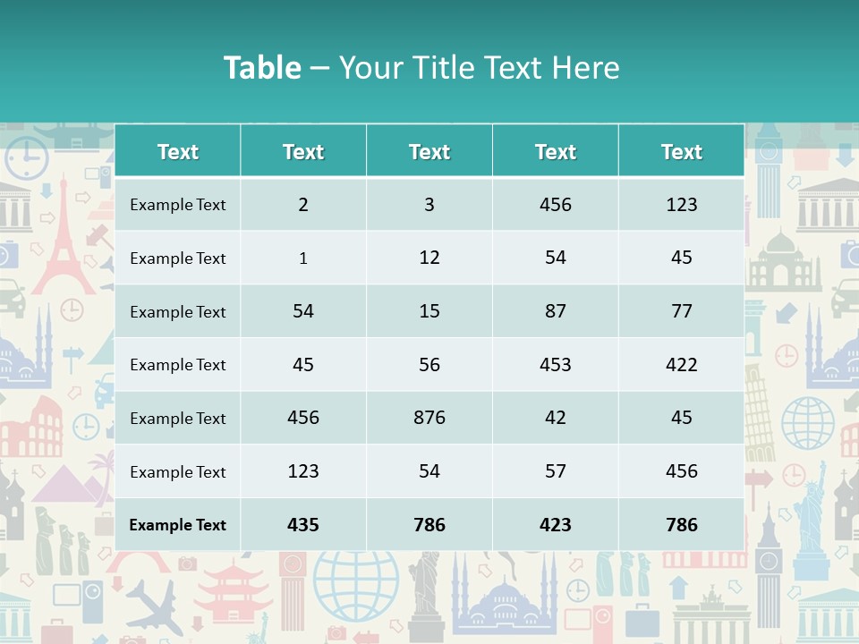 Card Heritage Abstract PowerPoint Template